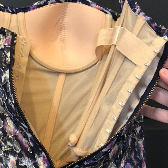 🥳HP🥳 Elie Tahari Metallic Cocktail Dress - Picture 7 of 8